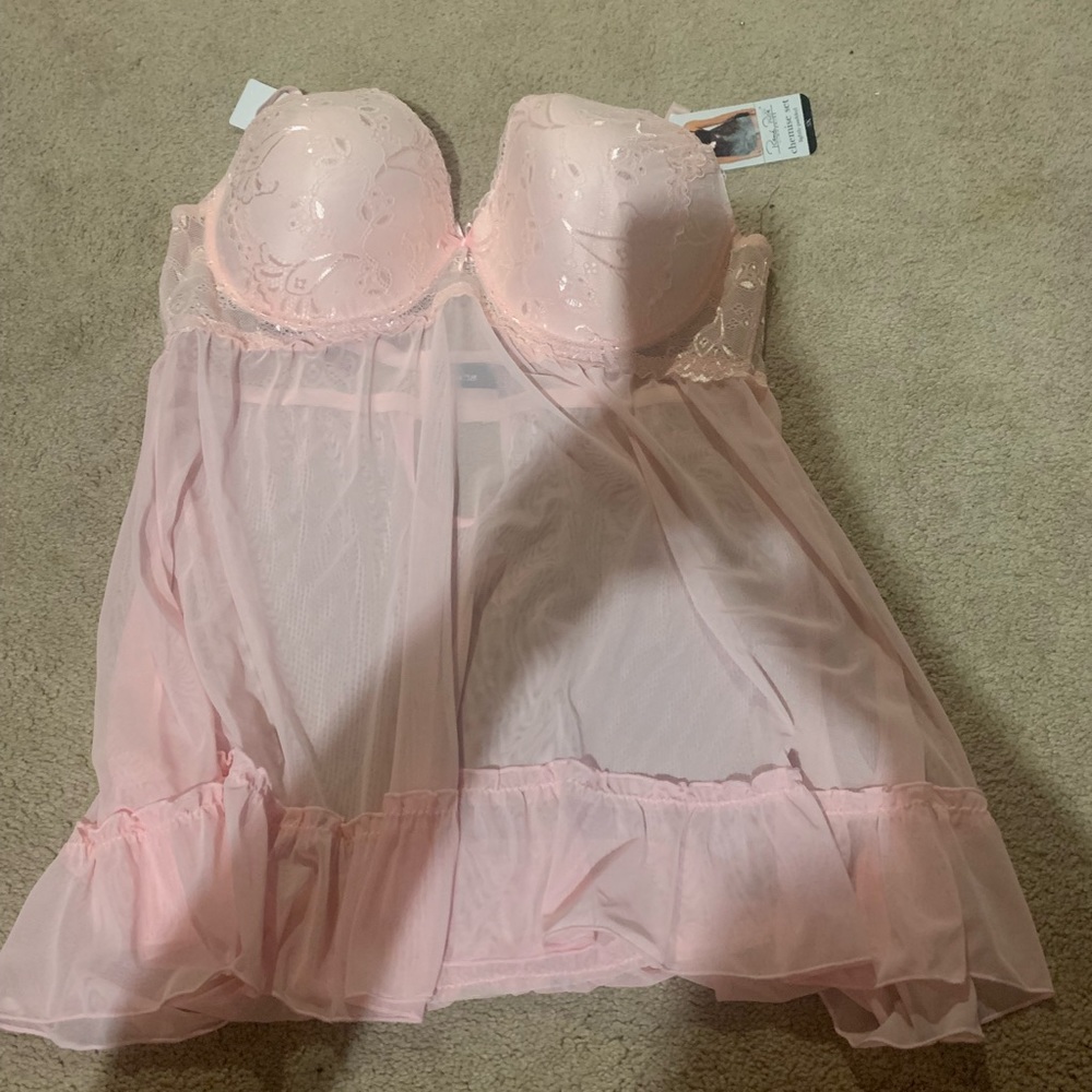 Pink lingerie